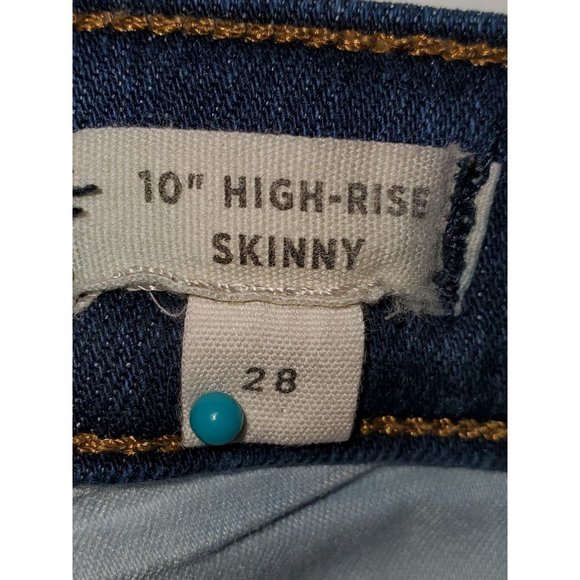 Madewell Women's Stretch High-Rise Skinny Jeans Size 28 1473 - Picture 9 of 11